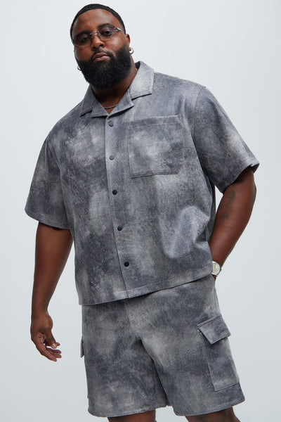 Manor Distressed Shirt - Grey