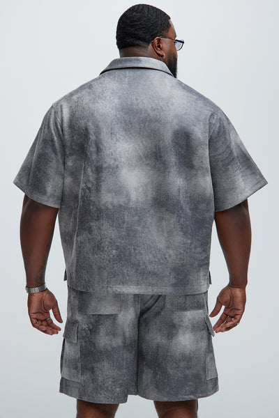 Manor Distressed Shirt - Grey