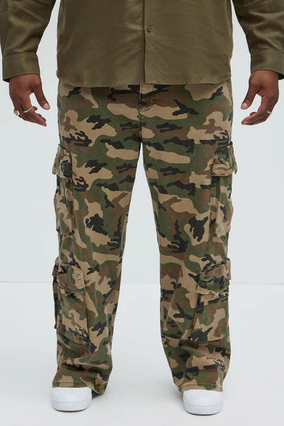 Shane Baggy Cargo Jeans - Camouflage