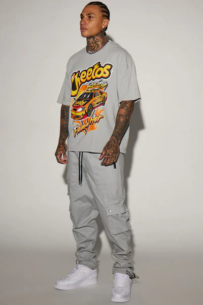 Roaming Twill Cargo Pants - Grey