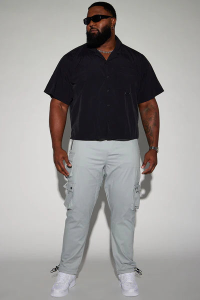 Roaming Twill Cargo Pants - Grey